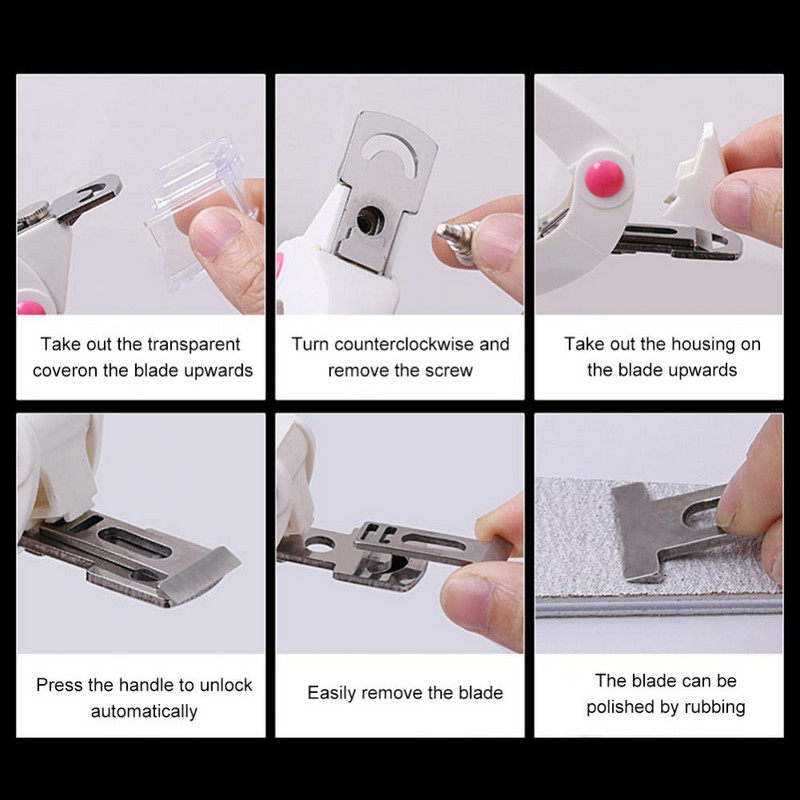 1vnt Nagų žirklės Nagų dailė U formos nagų kirpimo mašinėlės netikrų nagų kirpimo antgaliai žirklių antgaliai kraštų kirpimo priemonės manikiūro įrankiai