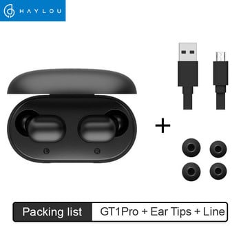 HAYLOU GT1 Pro / Plus Long Battery HD Stereo TWS Bluetooth ακουστικά, Ασύρματα ακουστικά ελέγχου αφής Dual Mic Noise Isolation