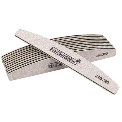 50db akril körömreszelő erős csiszolópapír körömpuffer blokk manikűrhöz Lime a ongle 80/100/150/180/240/320 mosható csónakreszelő