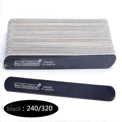 200 vnt Stiprios storos medienos nagų dildės 180/240 120/180 240/320 100/150 Lima buferinis manikiūras medienos šlifavimo nagų dildės