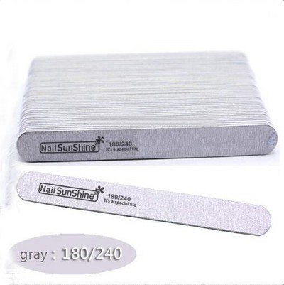 200 vnt Stiprios storos medienos nagų dildės 180/240 120/180 240/320 100/150 Lima buferinis manikiūras medienos šlifavimo nagų dildės