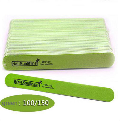 200 vnt Stiprios storos medienos nagų dildės 180/240 120/180 240/320 100/150 Lima buferinis manikiūras medienos šlifavimo nagų dildės