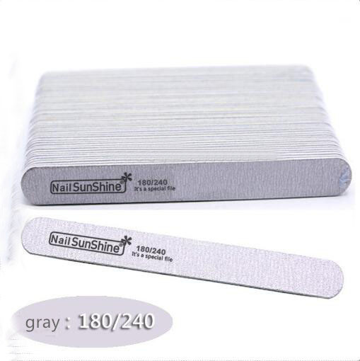 200 vnt Stiprios storos medienos nagų dildės 180/240 120/180 240/320 100/150 Lima buferinis manikiūras medienos šlifavimo nagų dildės