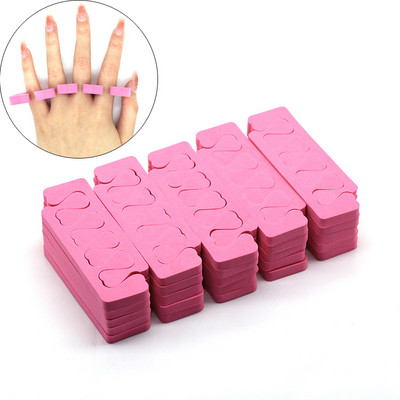 10/50/100 τμχ Nail Art Toes Separators Fingers Foots Sponge Soft Gel UV Tools Polish Manicure Pedicure