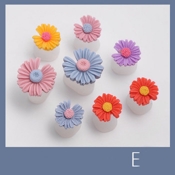 8 τμχ Διαχωριστικό δακτύλων από σιλικόνη Daisy Flower Charming Pearls Σχεδιασμός Διαιρέτης ποδιών Σαλόνι Μανικιούρ Πεντικιούρ Φροντίδα Εργαλεία τέχνης νυχιών