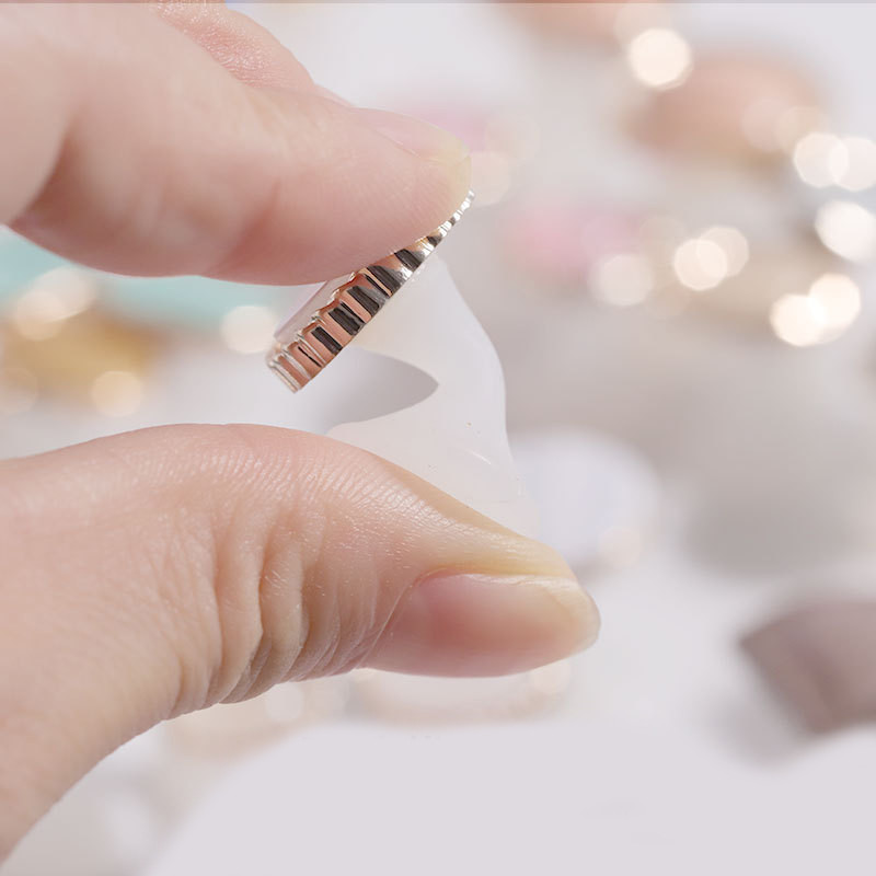 8 vnt. Silikoninis pirštų atskyriklis Daisy Flower žavingi perlai dizaino pėdų skirstytuvas forma salonas manikiūras pedikiūras priežiūra nagų dailės įrankiai