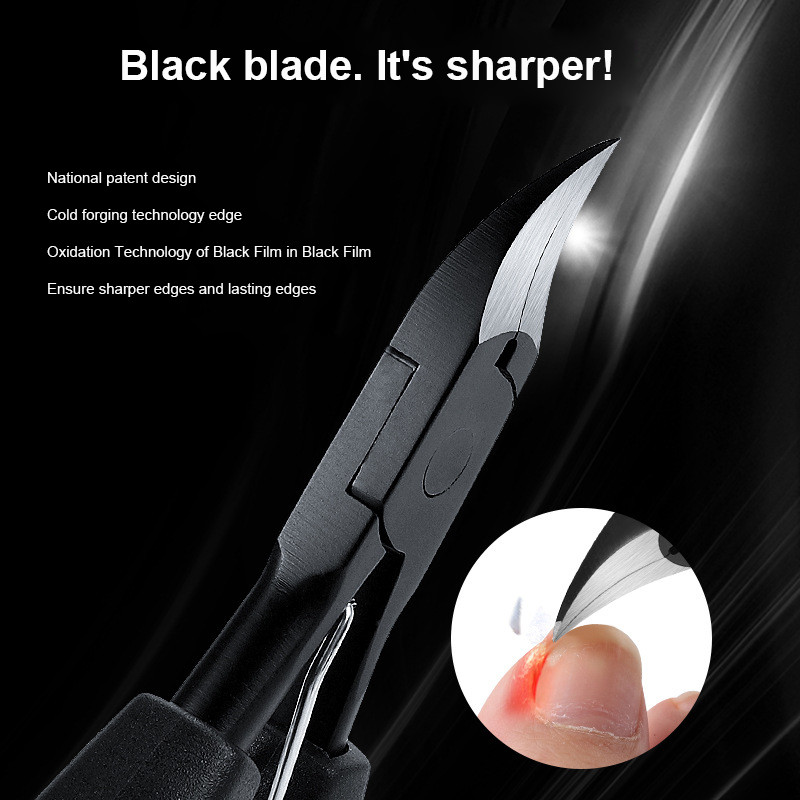 Dispozitive de tăiat pentru unghii pentru pedichiură, gură oblică, manichiură, instrumente pentru degetele de la picioare, set de tăietor, pentru pedichiură, foarfece pentru cuticule, corectarea unghiilor încarnate.