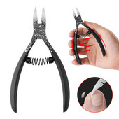 Juodų kojų nagų įaugusių nagų dailė odelių žnyplė kirpimo mašinėlė kraštų kirpimo priemonė manikiūro žirklės žirklės įrankis pedikiūrui negyvos odos valiklis