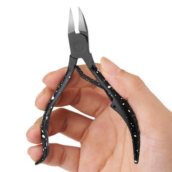 Μαύρο νύχι ποδιού Ingrown Nail Art Cuticle Nipper Clipper Edge Cutter Μανικιούρ ψαλίδι πένσα εργαλείο πεντικιούρ Αφαίρεση νεκρού δέρματος