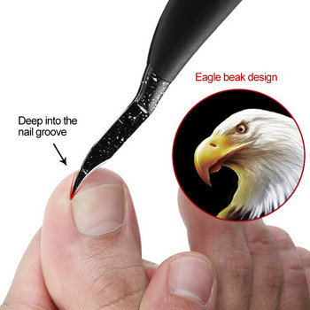 Μαύρο νύχι ποδιού Ingrown Nail Art Cuticle Nipper Clipper Edge Cutter Μανικιούρ ψαλίδι πένσα εργαλείο πεντικιούρ Αφαίρεση νεκρού δέρματος