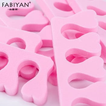 200 τμχ Nail Art 100 Pairs Toe Separators Fingers Foots Sponge Soft Gel UV Beauty Tools Polish Manicure Pedicure