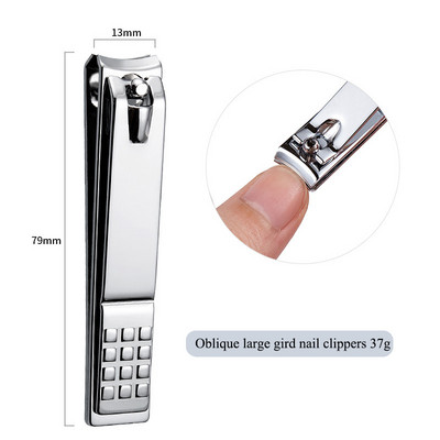 Комплект ножици за нокти, ултра остри, здрави нокторезачки за ножици от неръждаема стомана с широко отваряне на челюстта Маникюр Ножици за нокти на краката Инструмент