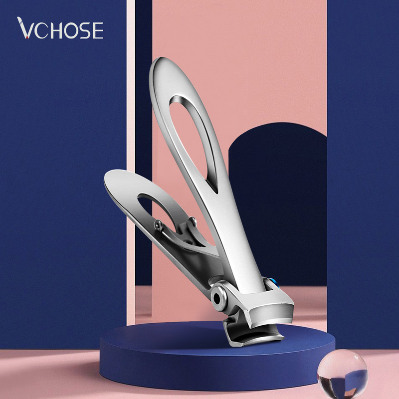 Mașini de tăiat unghii profesionale din oțel inoxidabil cu deschidere lată a fălcilor, manichiură, tăietor de unghii, instrumente groase pentru unghii încarnate de la picioare