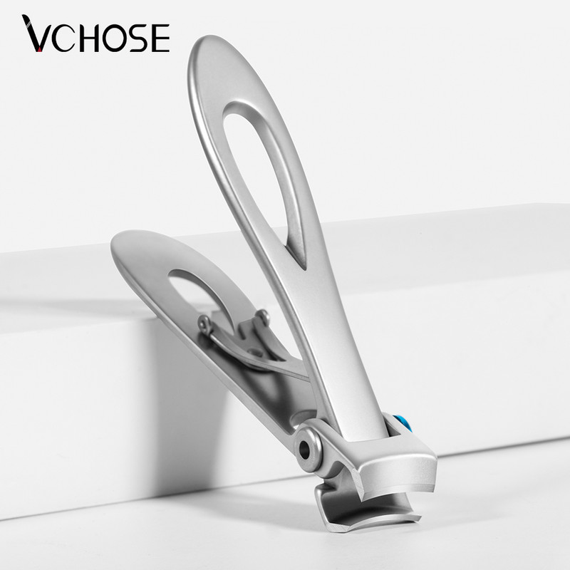 Mașini de tăiat unghii profesionale din oțel inoxidabil cu deschidere lată a fălcilor, manichiură, tăietor de unghii, instrumente groase pentru unghii încarnate de la picioare