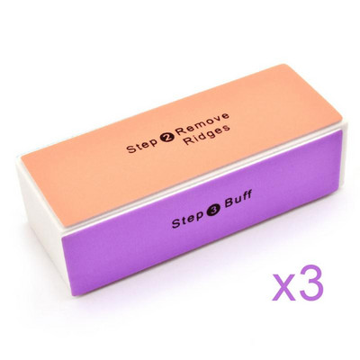 3 buc burete pentru unghii lustruit profesional colorat pile de unghii tampon de lustruire bloc de șlefuire pentru unghii manichiură instrumente pentru arta unghiilor