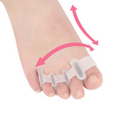2 бр. = 1 чифт Hallux Valgus Bunions Hammer Protector Finger Toe Separator Грижа за краката Изправяне Коректор Бурсит Палец Педикюр