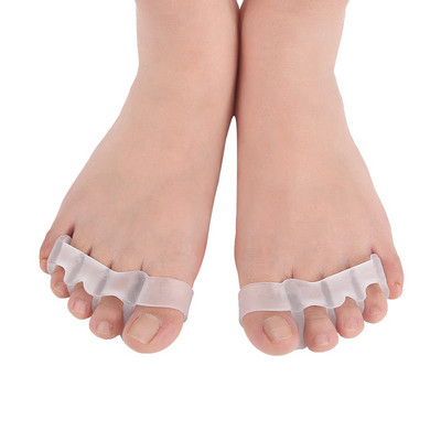 2 бр. = 1 чифт Hallux Valgus Bunions Hammer Protector Finger Toe Separator Грижа за краката Изправяне Коректор Бурсит Палец Педикюр