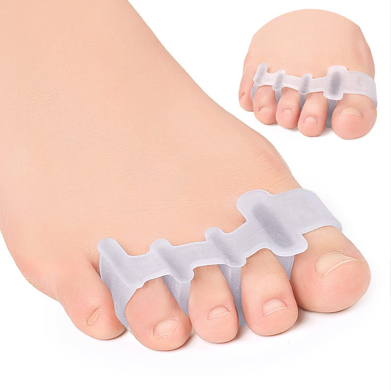 2 бр. = 1 чифт Hallux Valgus Bunions Hammer Protector Finger Toe Separator Грижа за краката Изправяне Коректор Бурсит Палец Педикюр
