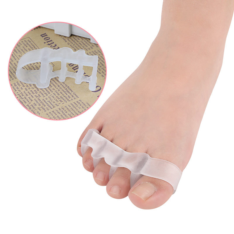 2 бр. = 1 чифт Hallux Valgus Bunions Hammer Protector Finger Toe Separator Грижа за краката Изправяне Коректор Бурсит Палец Педикюр