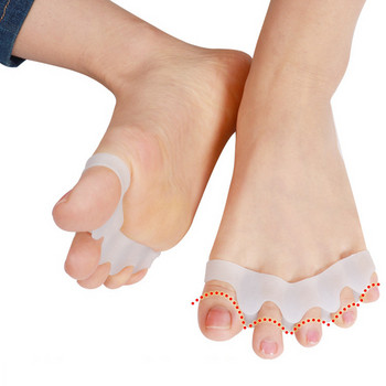 4Pcs Toe Protector Silicone Bunion Corrector Thumb Valgus Protector Nail Tools Foot Care Toe Separator Spreader