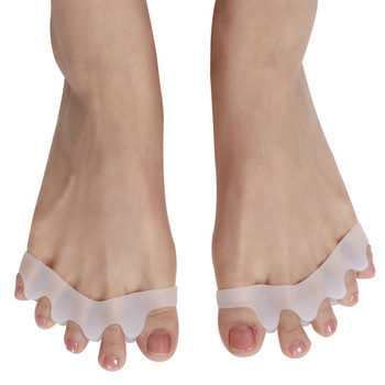 4Pcs Toe Protector Silicone Bunion Corrector Thumb Valgus Protector Nail Tools Foot Care Toe Separator Spreader
