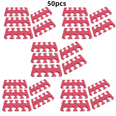 2/10/20/50/100 buc Separatoare de degete Pedichiură Nail Art Burete Separator de degete Separator de picioare pentru manichiură UV Unghii Gel Lac Instrumente