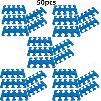 2/10/20/50/100 buc Separatoare de degete Pedichiură Nail Art Burete Separator de degete Separator de picioare pentru manichiură UV Unghii Gel Lac Instrumente