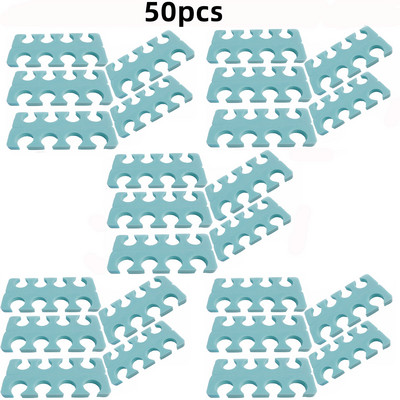 2/10/20/50/100 buc Separatoare de degete Pedichiură Nail Art Burete Separator de degete Separator de picioare pentru manichiură UV Unghii Gel Lac Instrumente