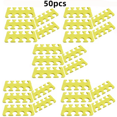 2/10/20/50/100 buc Separatoare de degete Pedichiură Nail Art Burete Separator de degete Separator de picioare pentru manichiură UV Unghii Gel Lac Instrumente