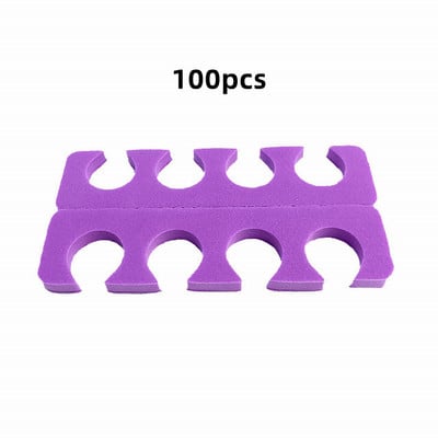 2/10/20/50/100 buc Separatoare de degete Pedichiură Nail Art Burete Separator de degete Separator de picioare pentru manichiură UV Unghii Gel Lac Instrumente