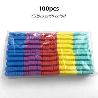 2/10/20/50/100 buc Separatoare de degete Pedichiură Nail Art Burete Separator de degete Separator de picioare pentru manichiură UV Unghii Gel Lac Instrumente