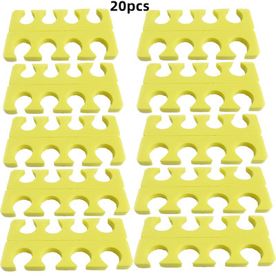 2/10/20/50/100 buc Separatoare de degete Pedichiură Nail Art Burete Separator de degete Separator de picioare pentru manichiură UV Unghii Gel Lac Instrumente