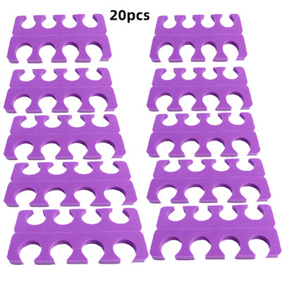 2/10/20/50/100 buc Separatoare de degete Pedichiură Nail Art Burete Separator de degete Separator de picioare pentru manichiură UV Unghii Gel Lac Instrumente