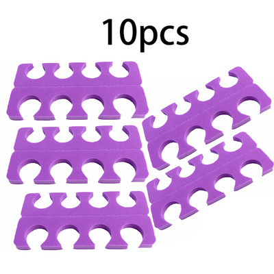 2/10/20/50/100 buc Separatoare de degete Pedichiură Nail Art Burete Separator de degete Separator de picioare pentru manichiură UV Unghii Gel Lac Instrumente
