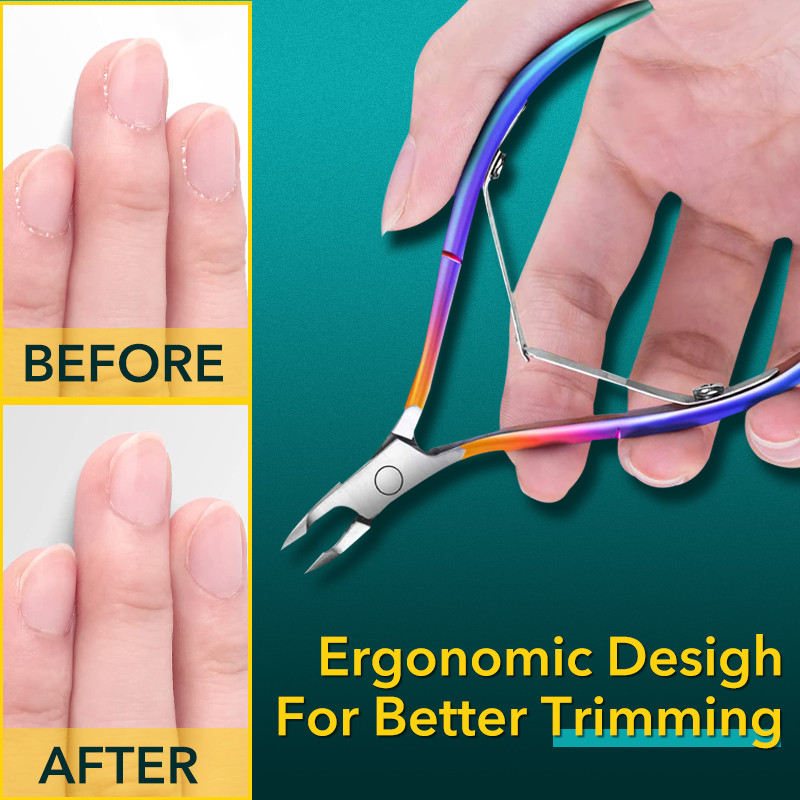 Profesionalna grickalica za nokte od nehrđajućeg čelika, kliješta za njegu noktiju, manikura, pedikura, rezači za nokte, alati za uljepšavanje noktiju