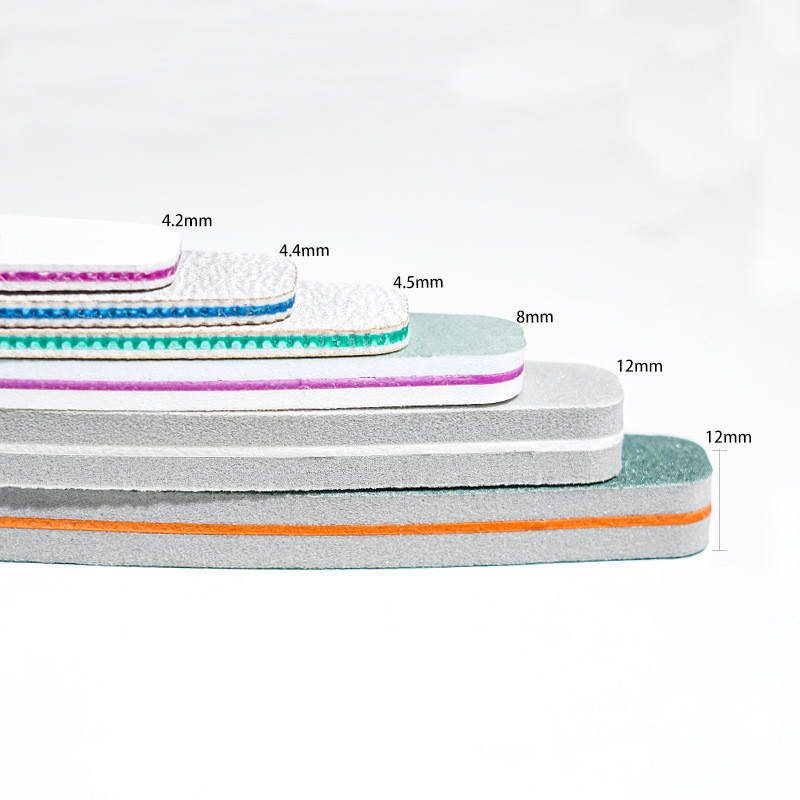 6 buc/set pile de unghii 100/150/180/220/240/280/1000/4000 burete pentru lustruit benzi tampon de șlefuit tampoane pentru unghii instrumente de manichiură