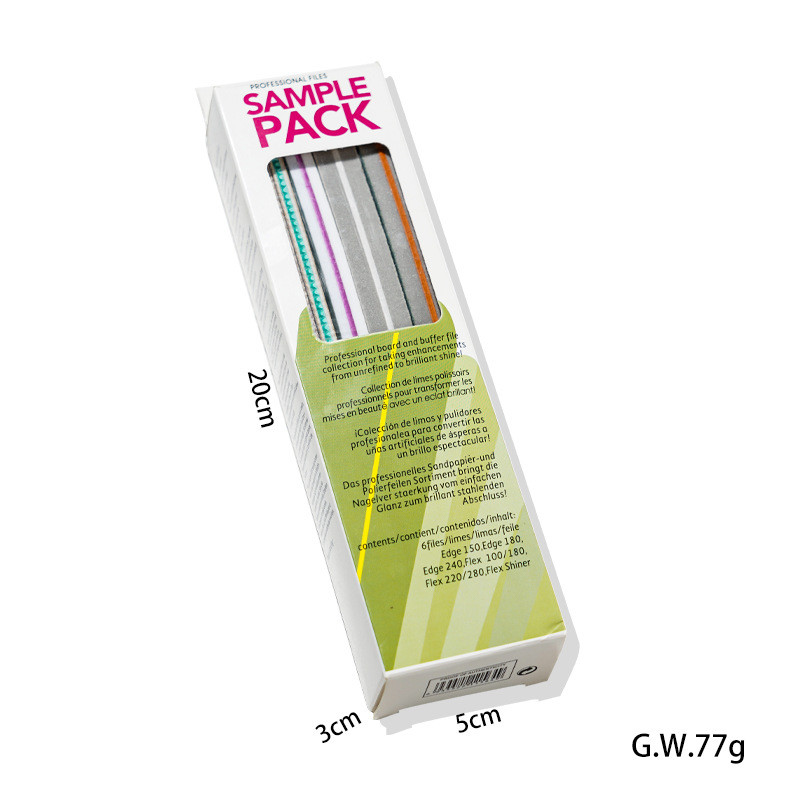 6 buc/set pile de unghii 100/150/180/220/240/280/1000/4000 burete pentru lustruit benzi tampon de șlefuit tampoane pentru unghii instrumente de manichiură