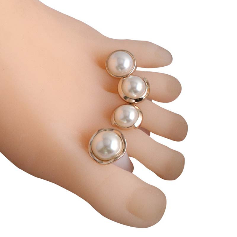 8Pcs Barokni silikonski odvajač za nožne prste Oblik za razdjelnik prstiju za manikuru Pedikura Njega noktiju Alat za ukrašavanje noktiju Dodatak za držač cvijeta tratinčice