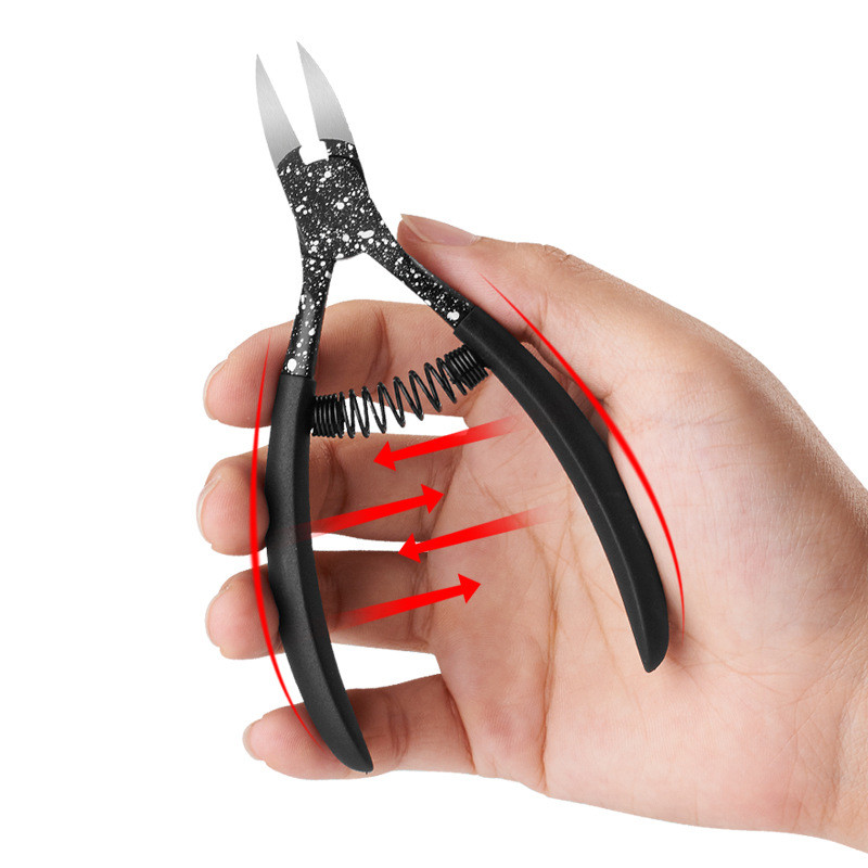 Qmake Clipper Olló Stanless Steel trimmerek Lábujj szerszámok Körömvágó Ferramentas pedikűr Professzionális köröm lábápoló eszközök
