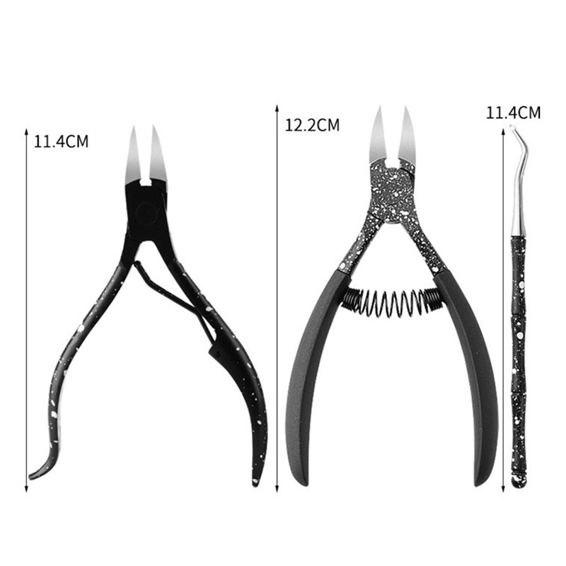 Qmake Clipper Olló Stanless Steel trimmerek Lábujj szerszámok Körömvágó Ferramentas pedikűr Professzionális köröm lábápoló eszközök