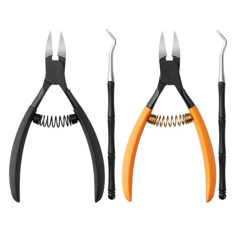 Qmake Clipper Olló Stanless Steel trimmerek Lábujj szerszámok Körömvágó Ferramentas pedikűr Professzionális köröm lábápoló eszközök