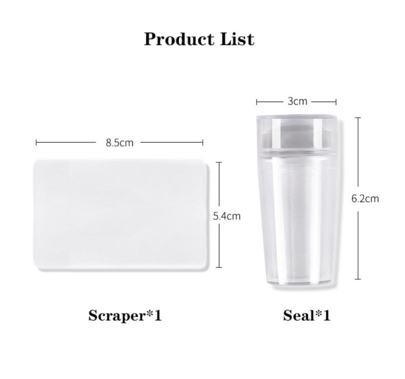 Naujas silikoninis skaidrus rinkinys Prancūziškas nagų dailės mėginių ėmimo plokštelės grandiklis „pasidaryk pats“ šablonas, želė dizainas, dekoravimas manikiūro įrankiai, reikmenys