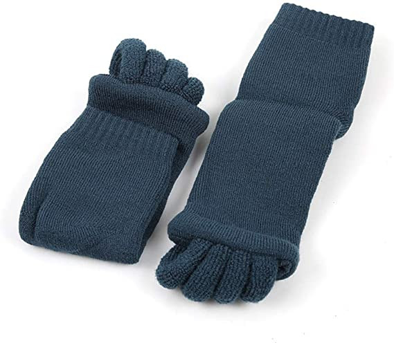 Jogos sporto salė Penkių pirštų atskyrimo kojinės, išlyginamos skausmo, masažo kojinės, apsaugo nuo pėdų mėšlungio, viena pora