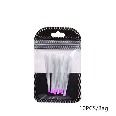 10/20 vnt. Nagų priauginimas Šilkas stiklo pluoštas Neaustiniai šilkai Forma Apvyniojimas Manikiūras Statybinis UV gelis Prancūziškas akrilo antgaliai stiklo pluošto popierius