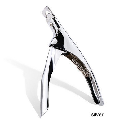 Professzionális Nail Art Clipper Speciális U Word Hamis Tippek Élvágók Színes, rozsdamentes acél körömdíszítő eszközök Manikűr eszköz