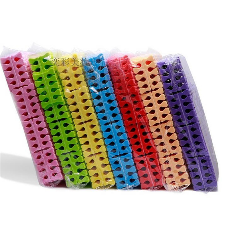 Nagyker 100/200/500db Puha hab pedikűr lábujjleválasztók Nail Art Ujjleválasztók Lábujjfeszítő lábujjakhoz 20#