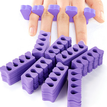 Monja 10/50Pcs Nail Art Foam Sponge Finger Toe Separators Разделител Гел лак Покритие Рисуване Педикюр Маникюр Аксесоари Инструмент