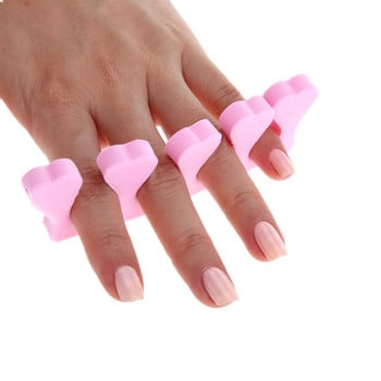 Monja 10/50Pcs Nail Art Foam Sponge Finger Toe Separators Разделител Гел лак Покритие Рисуване Педикюр Маникюр Аксесоари Инструмент