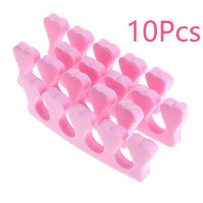 Monja 10/50Pcs Nail Art Foam Sponge Finger Toe Separators Разделител Гел лак Покритие Рисуване Педикюр Маникюр Аксесоари Инструмент
