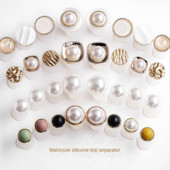 8 kom./Pakiranje Silikonski odvajač za nožne prste Neovisni odvajači za prste stopala Pedikura DIY alat za uređenje noktiju Podrška za prste Njega Manikura